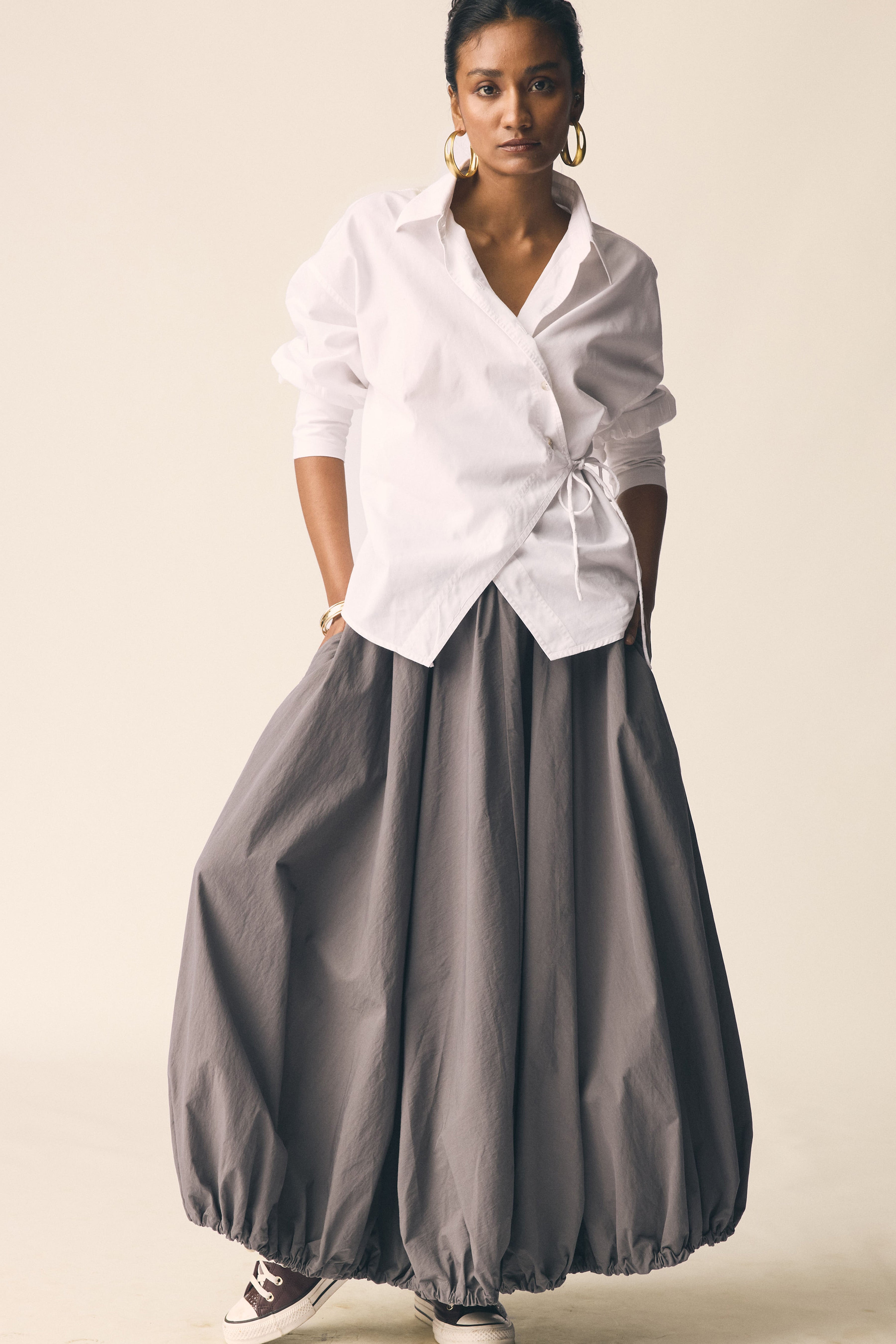 Shanghai Skirt in Dark Grey