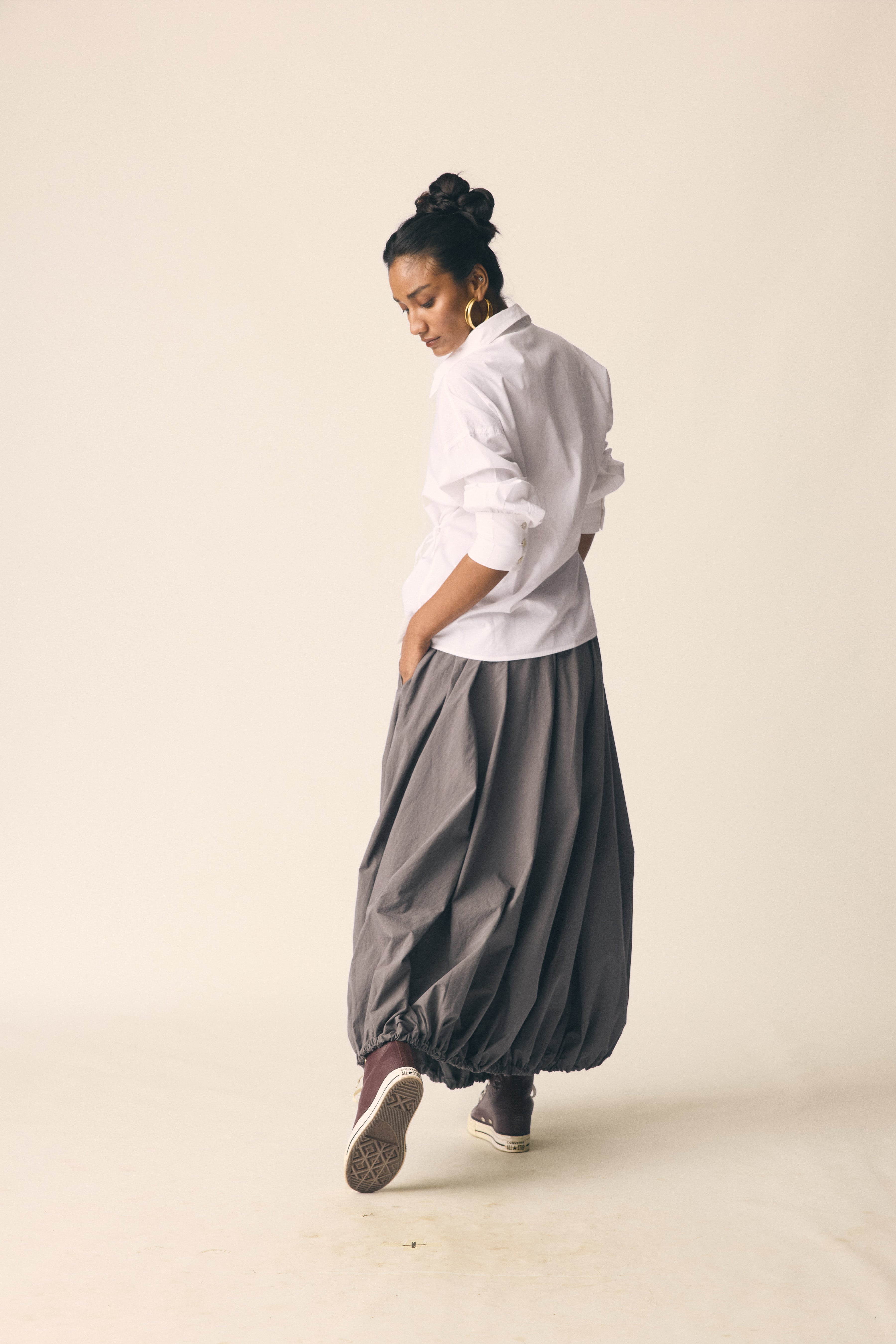 Shanghai Skirt in Dark Grey