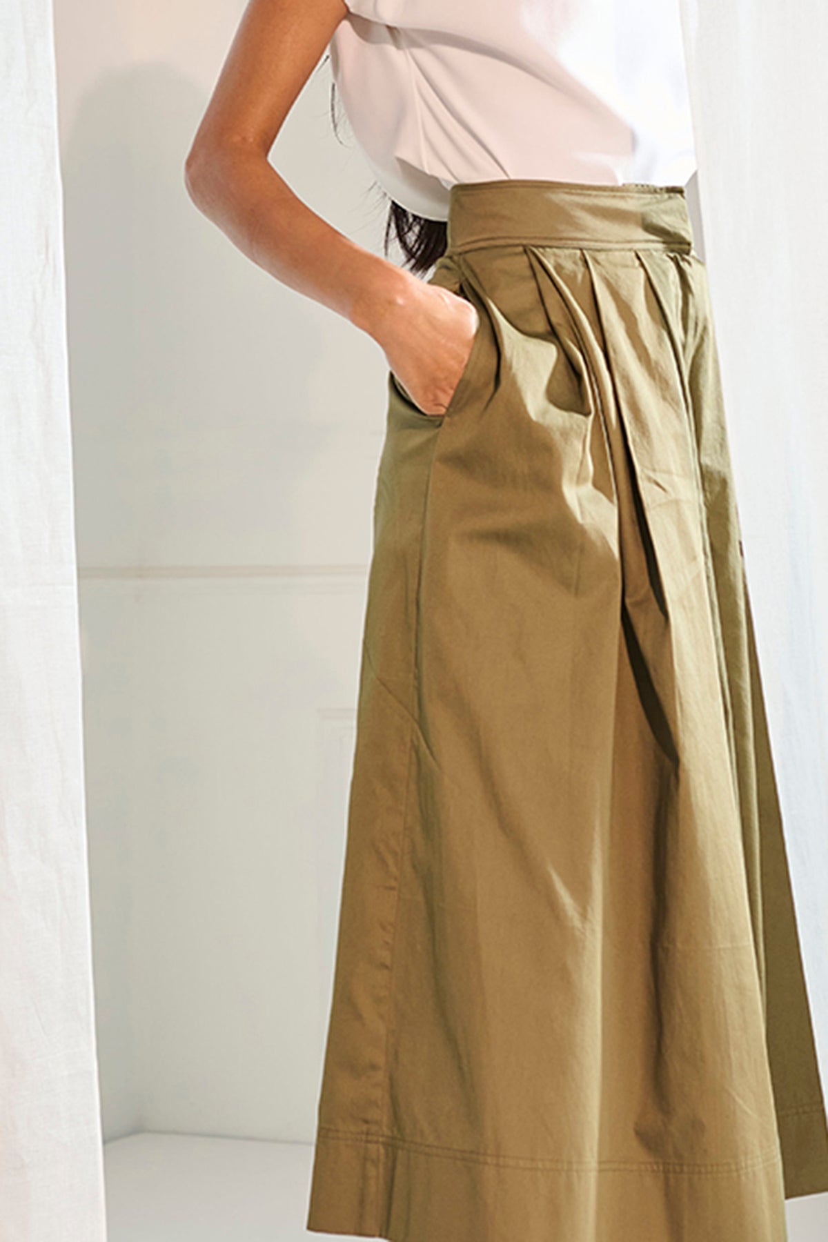 Haven skirt pants - Olive Green