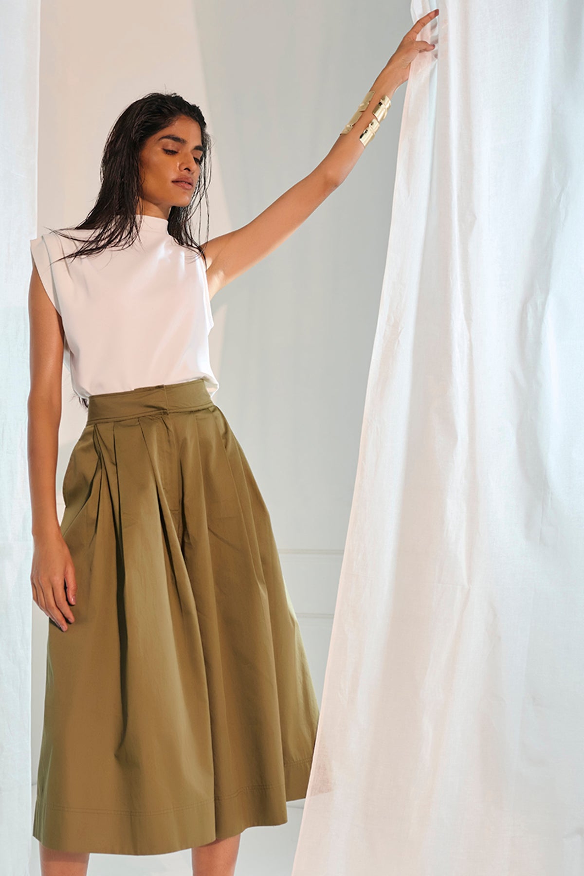 Haven skirt pants - Olive Green