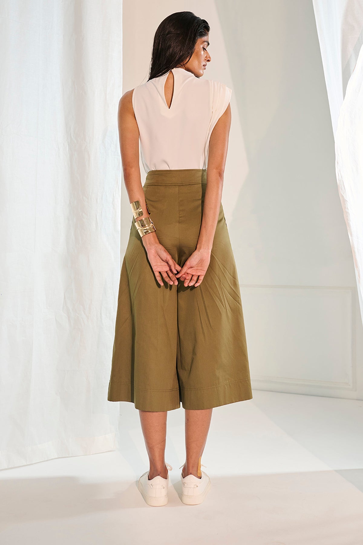 Haven skirt pants - Olive Green