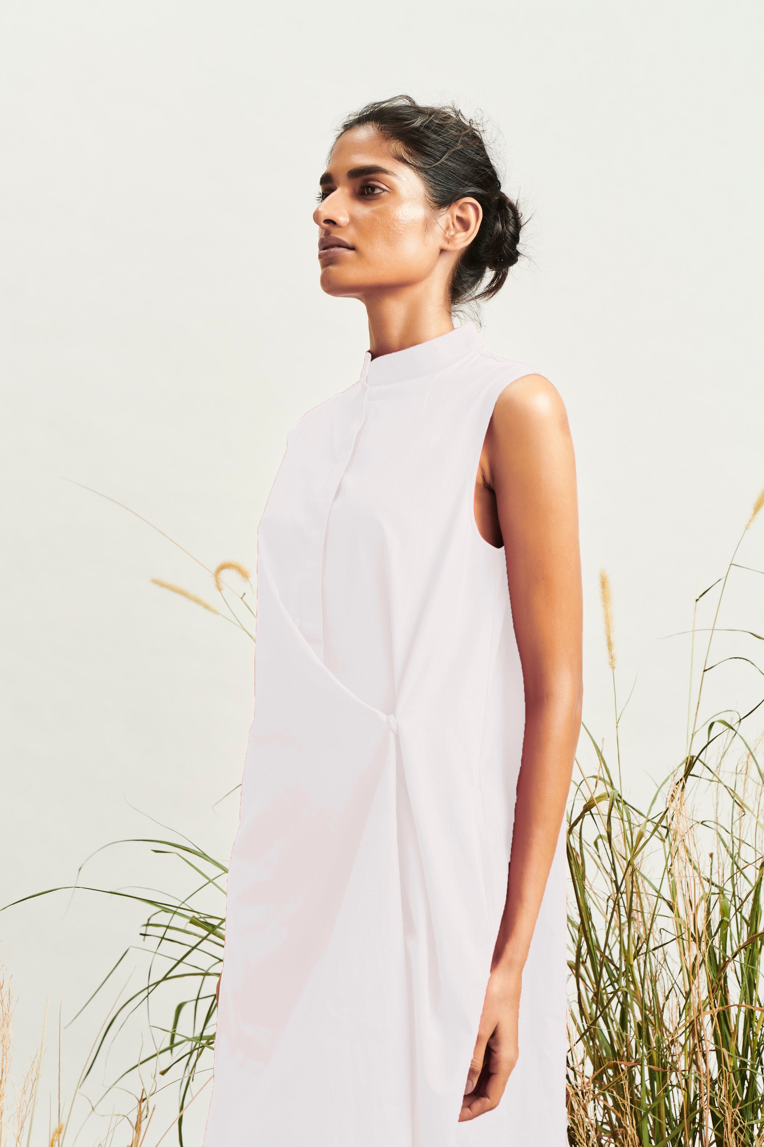 Origami dress - White